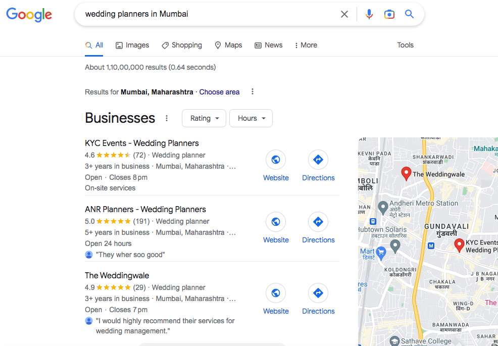Google My Business Profile GMB Promotion Mumbai